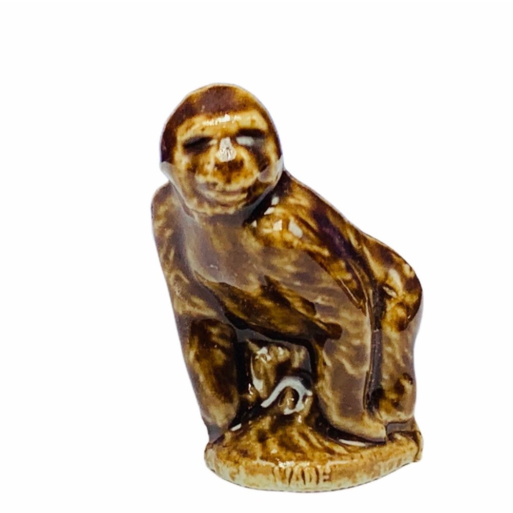 Monkey figurine Wade whimsies gorilla miniature UK